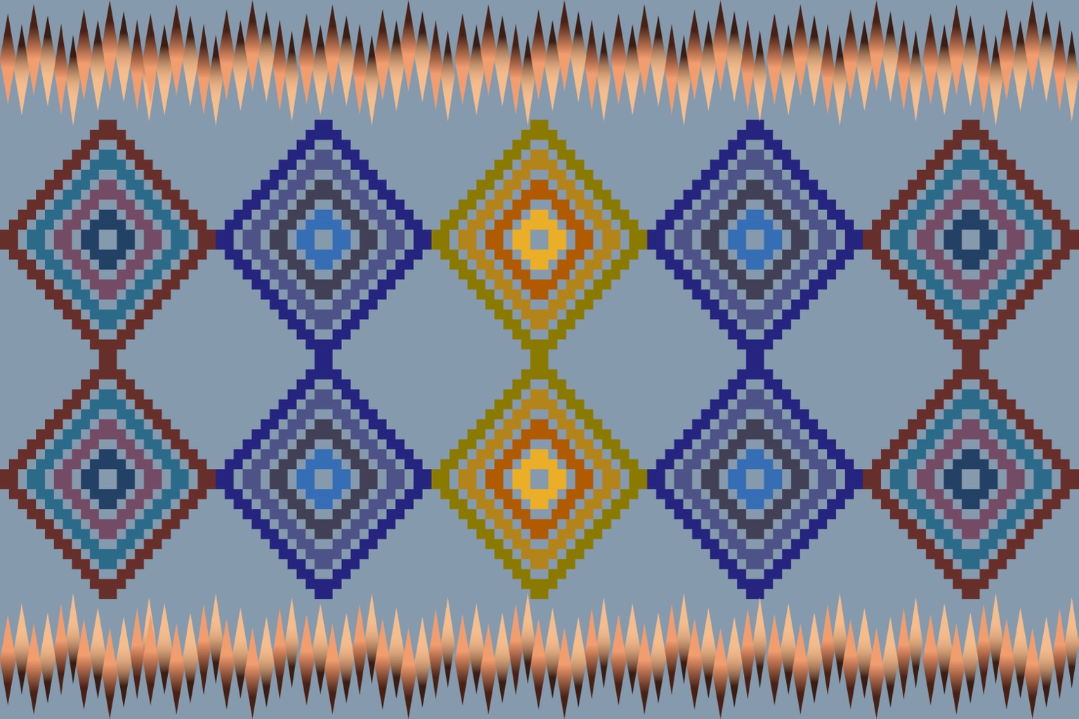Slate Diamond — Original pattern