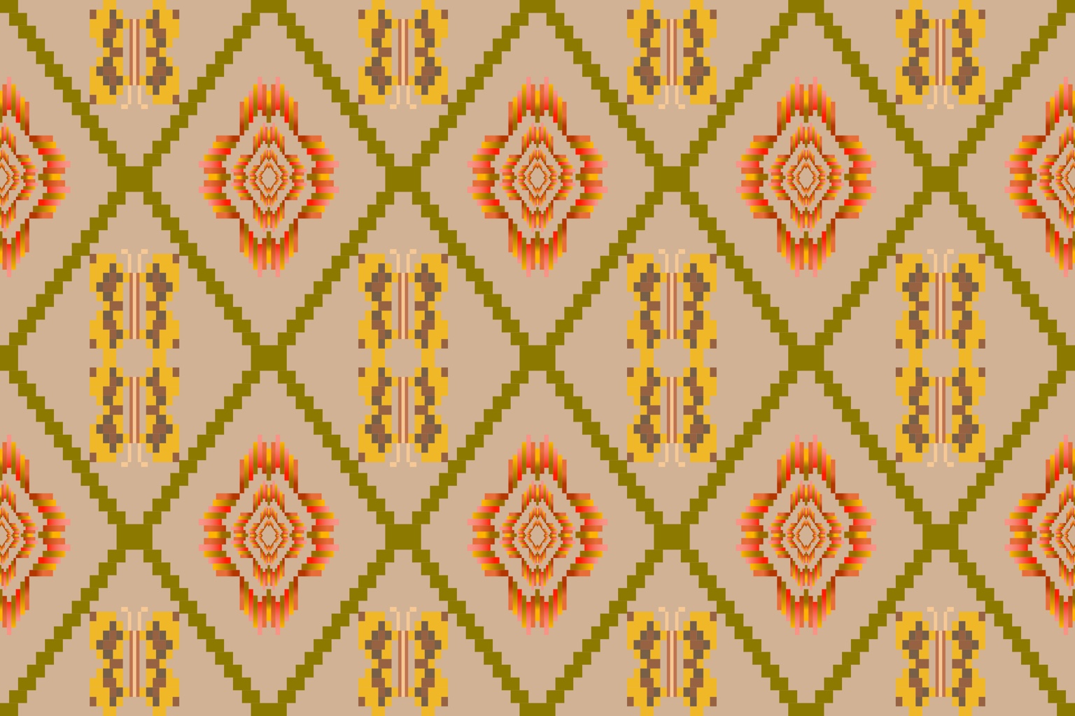 Amber Trellis — Original pattern