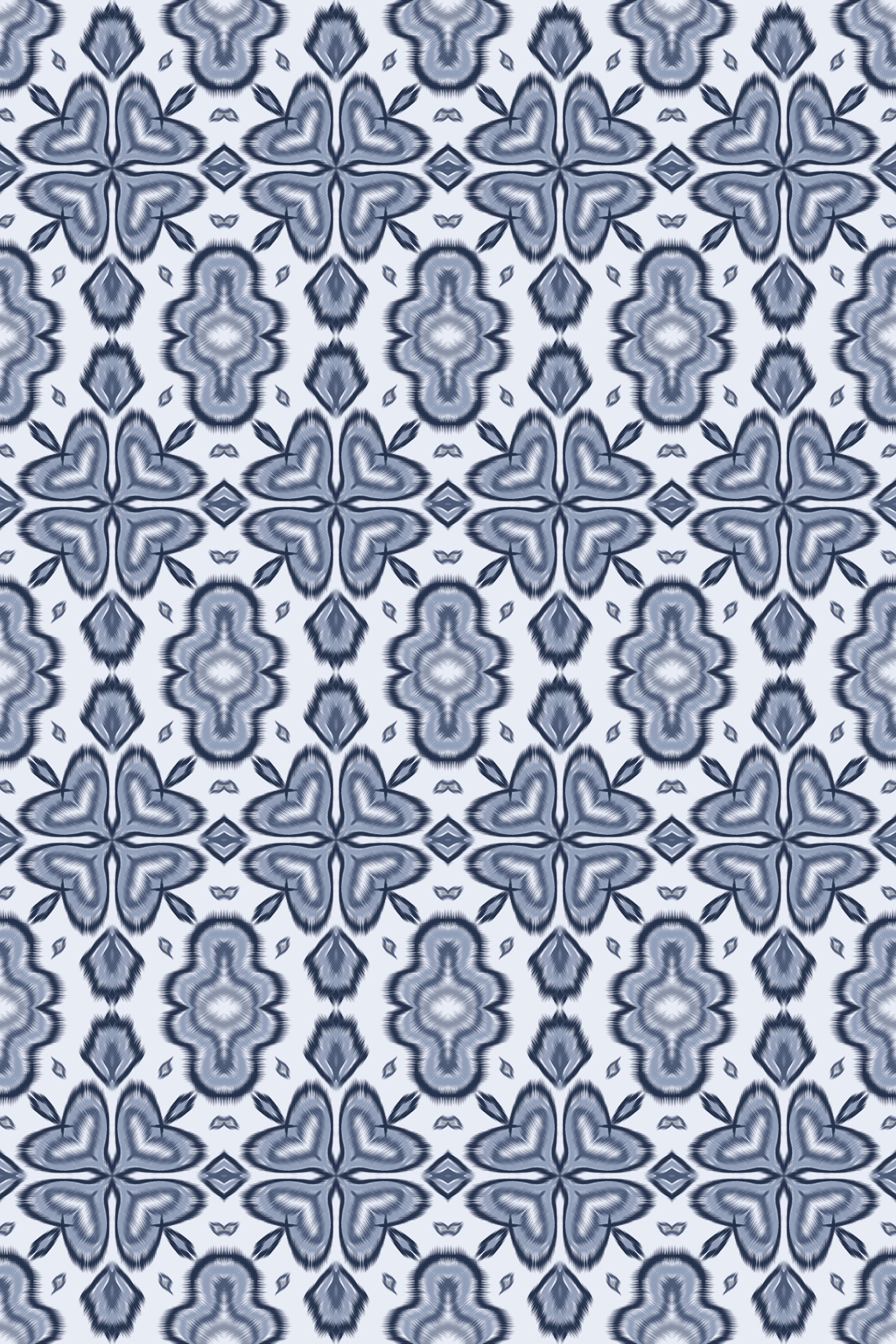 Soft Blue Rosettes — Original pattern by Rawiwan