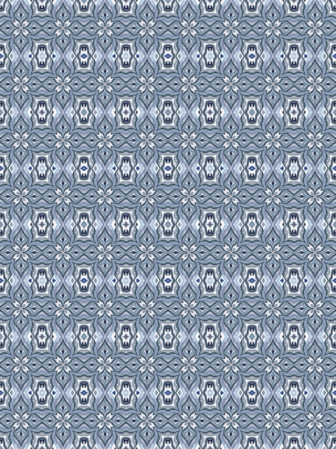 Blue Ornamental Mosaic — Original pattern by Rawiwan