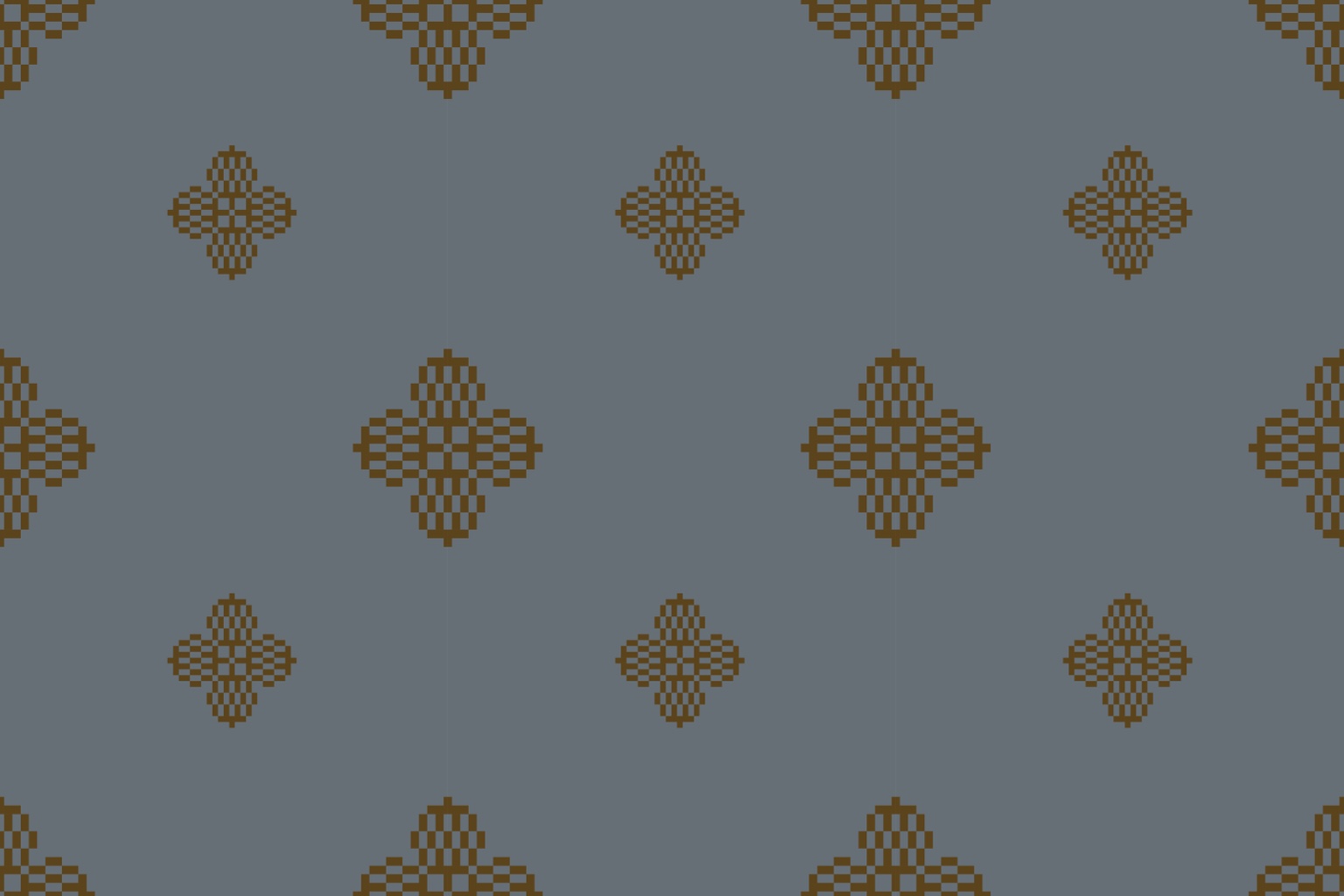 Soft Blue & Gold — original pattern artwork by Rawiwan