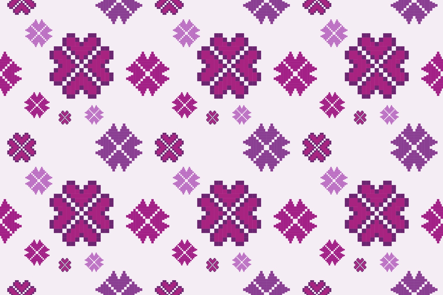 Magenta Geometry — original pattern artwork by Rawiwan