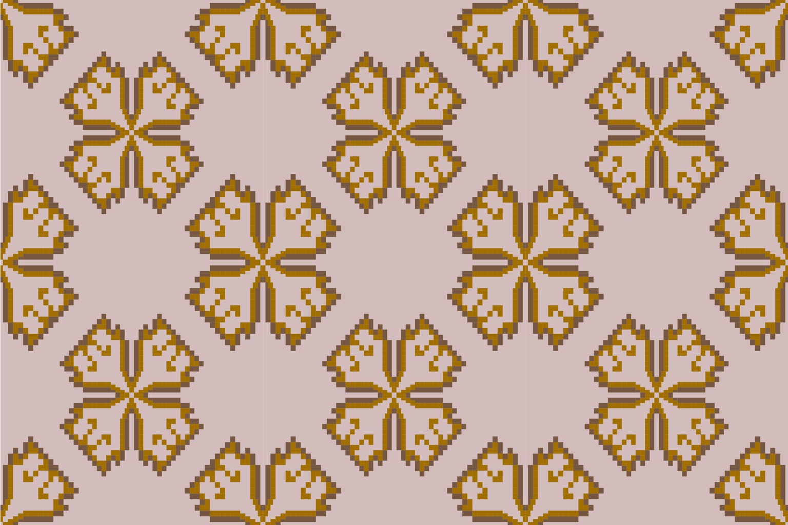 Warm Sand Geometry — original pattern artwork by Rawiwan