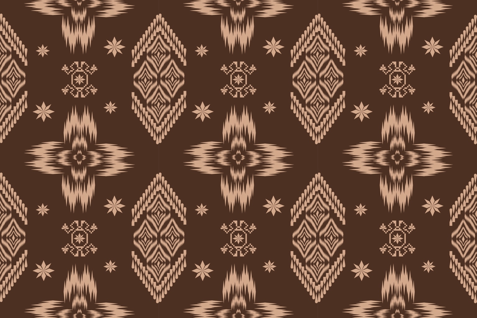 Chocolate Ornamental Medallions — Original pattern by Rawiwan