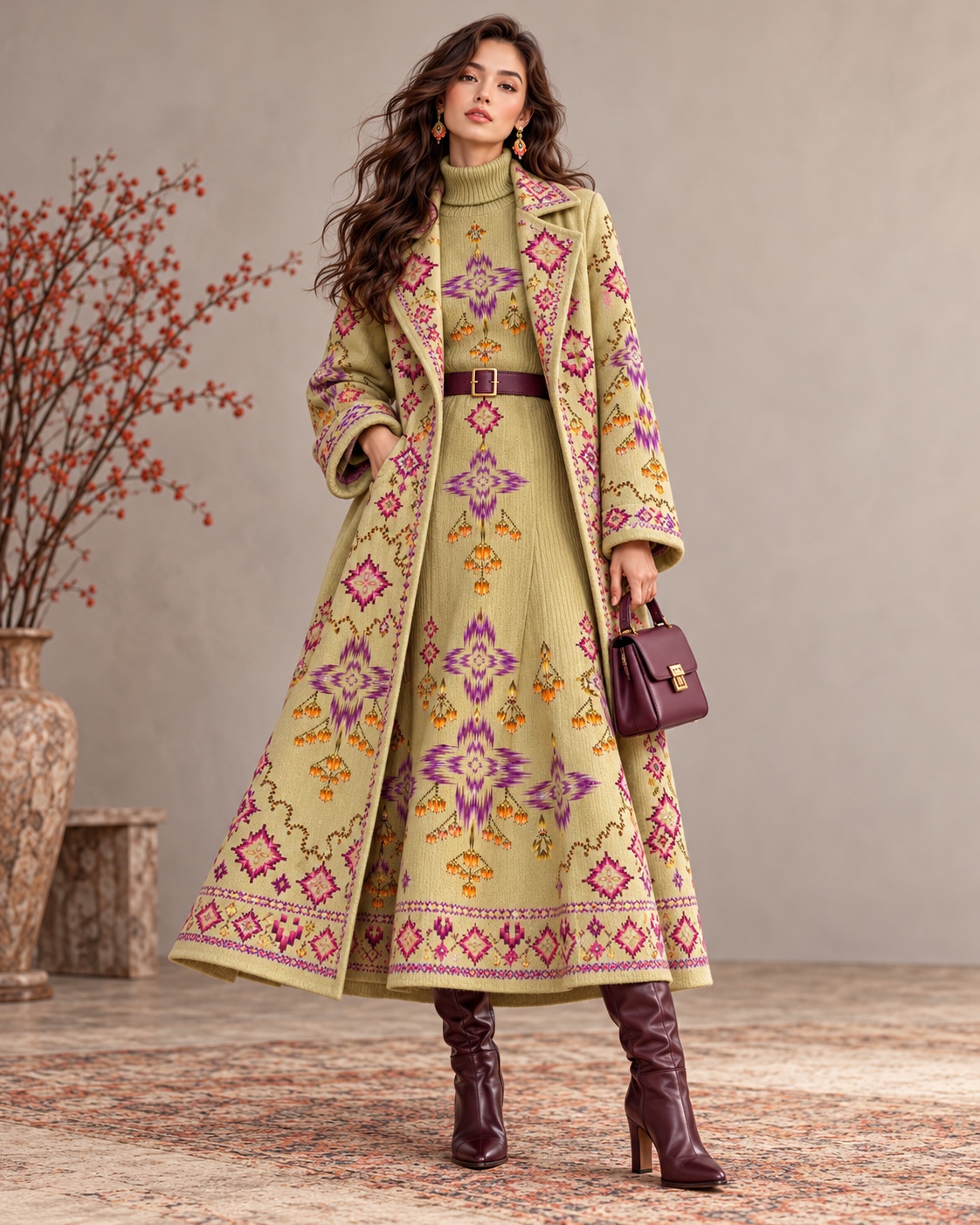 Lime Blossom — AI fashion concept