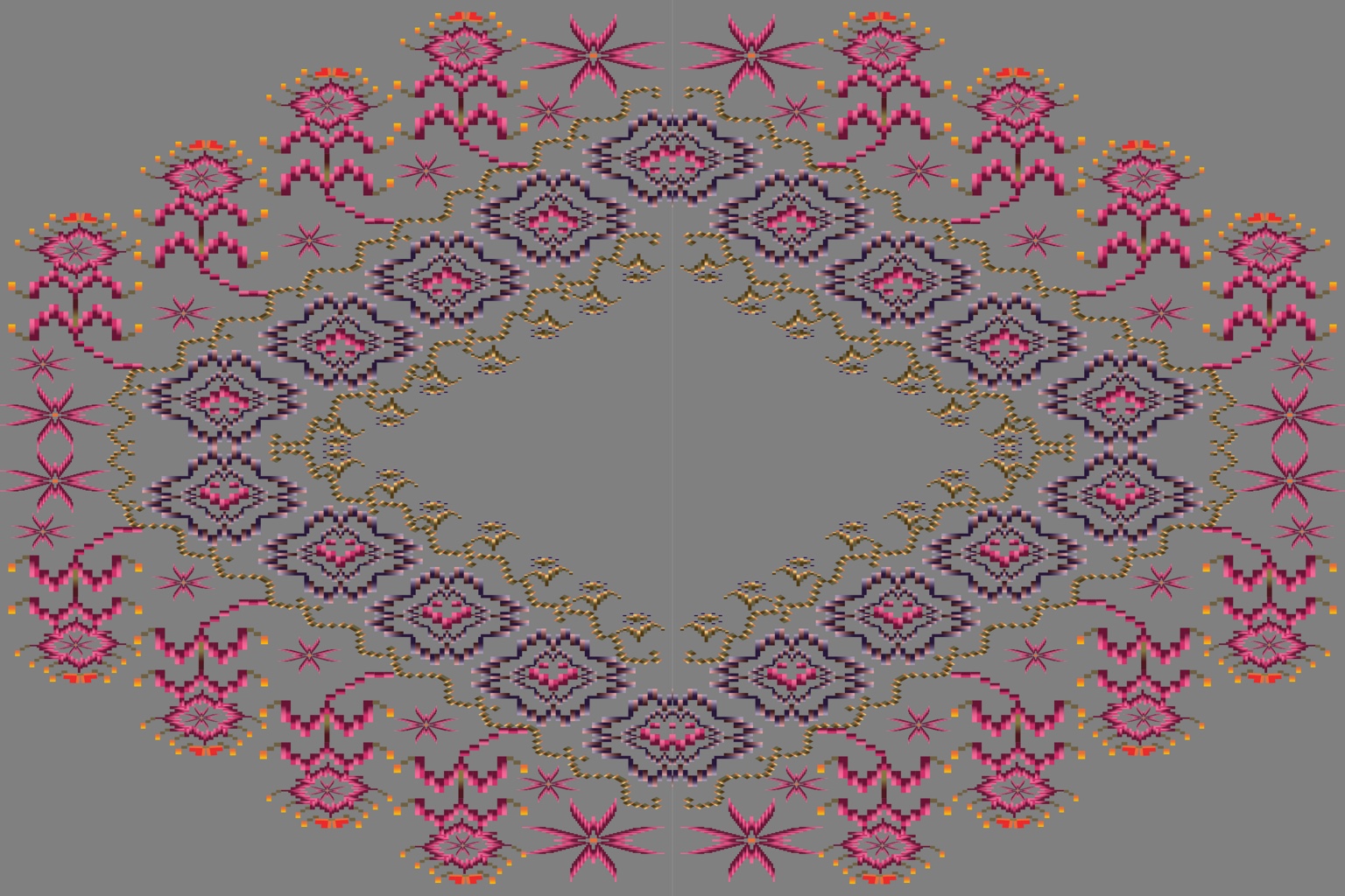 Rose Medallion — Original pattern