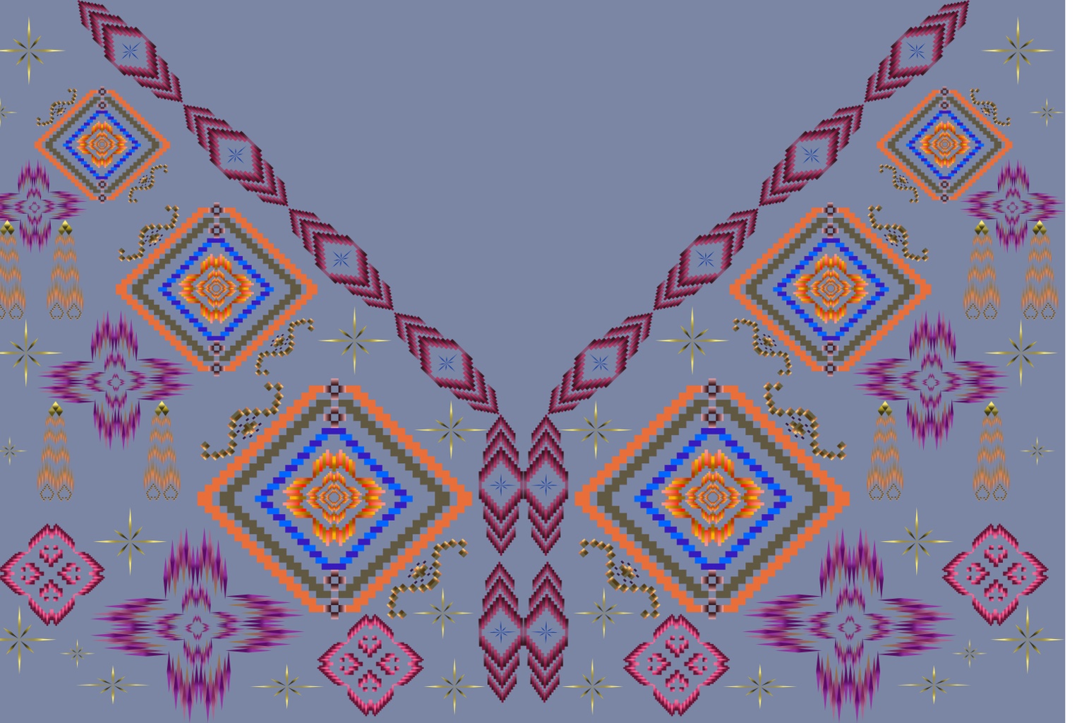 Slate Kaleidoscope — Original pattern