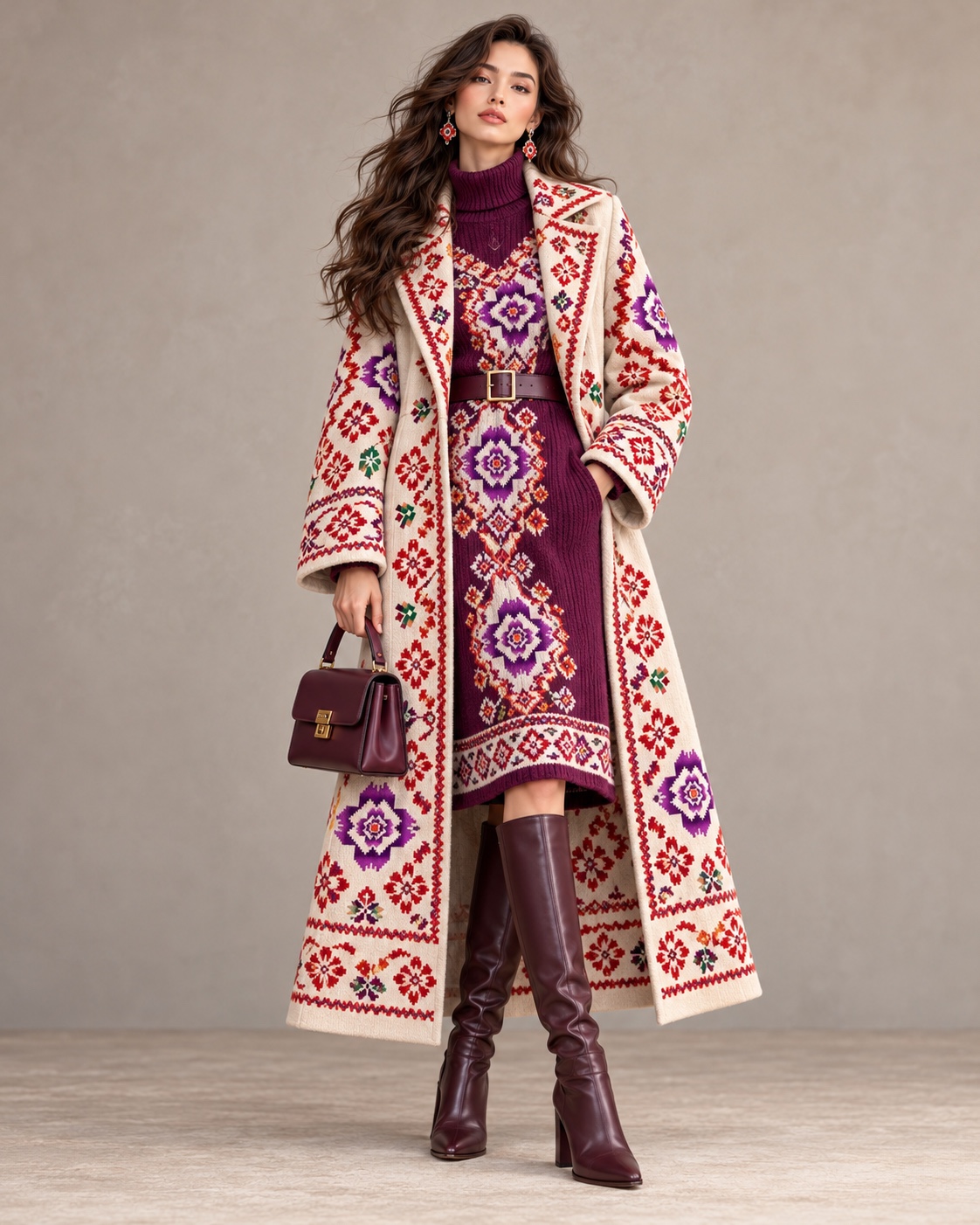 Crimson Garland — AI fashion concept