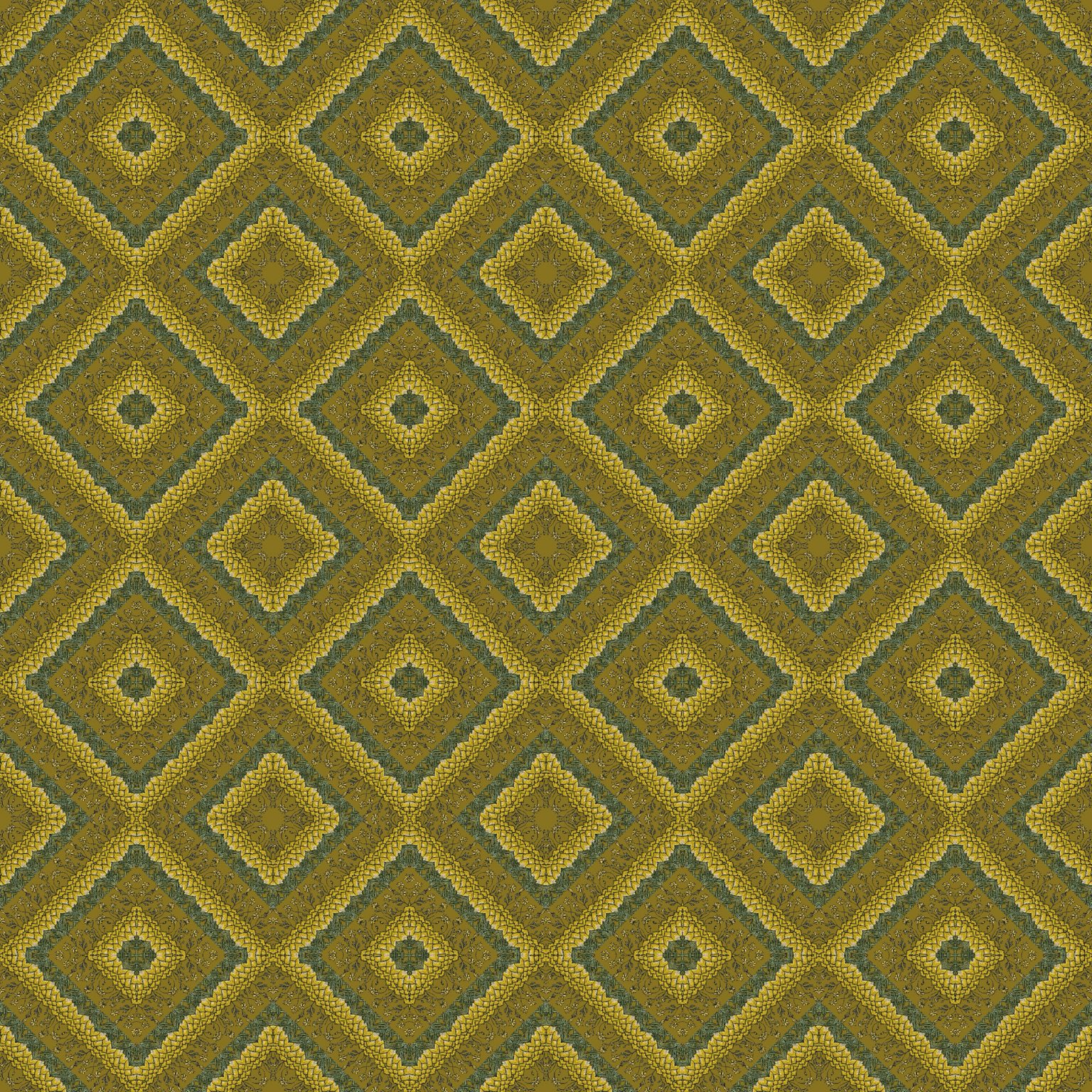 Golden Diamond Rhythm — Original pattern by Rawiwan
