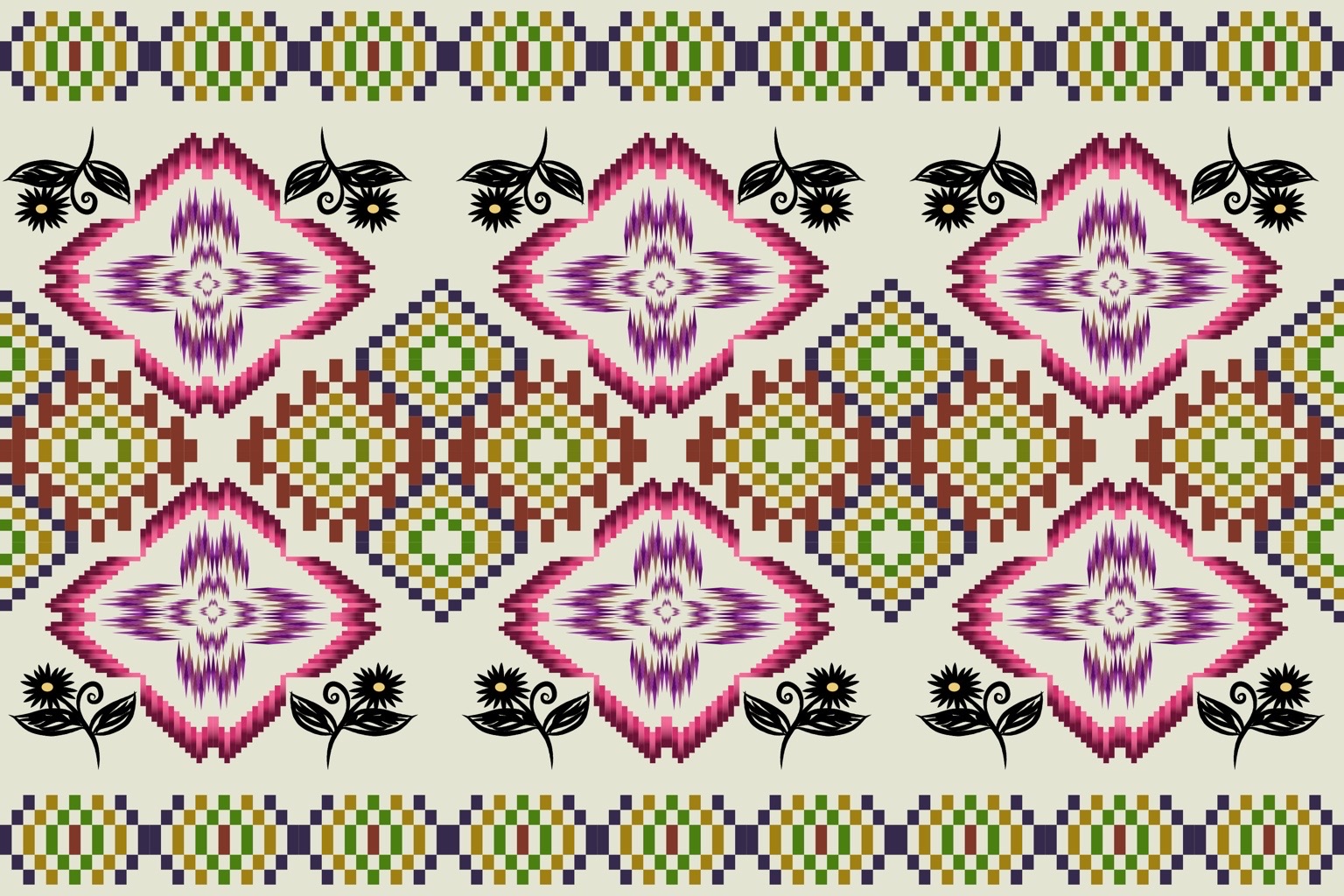Berry Diamond Garden — Original pattern