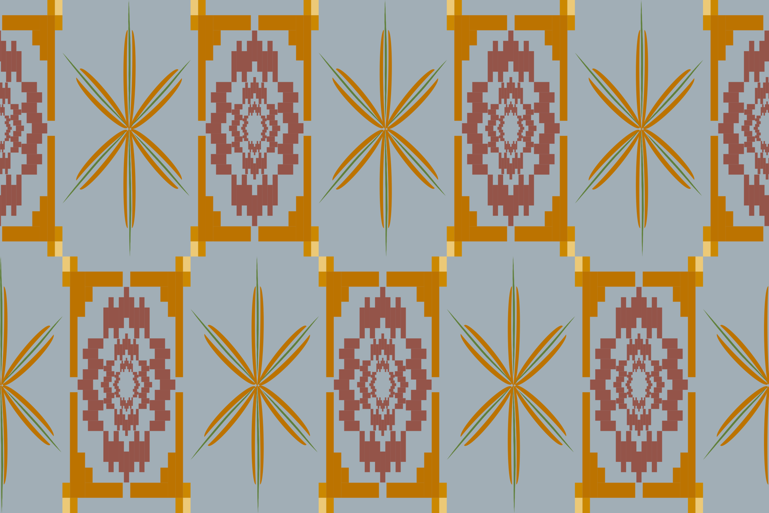 Golden Star Mosaic — Original pattern