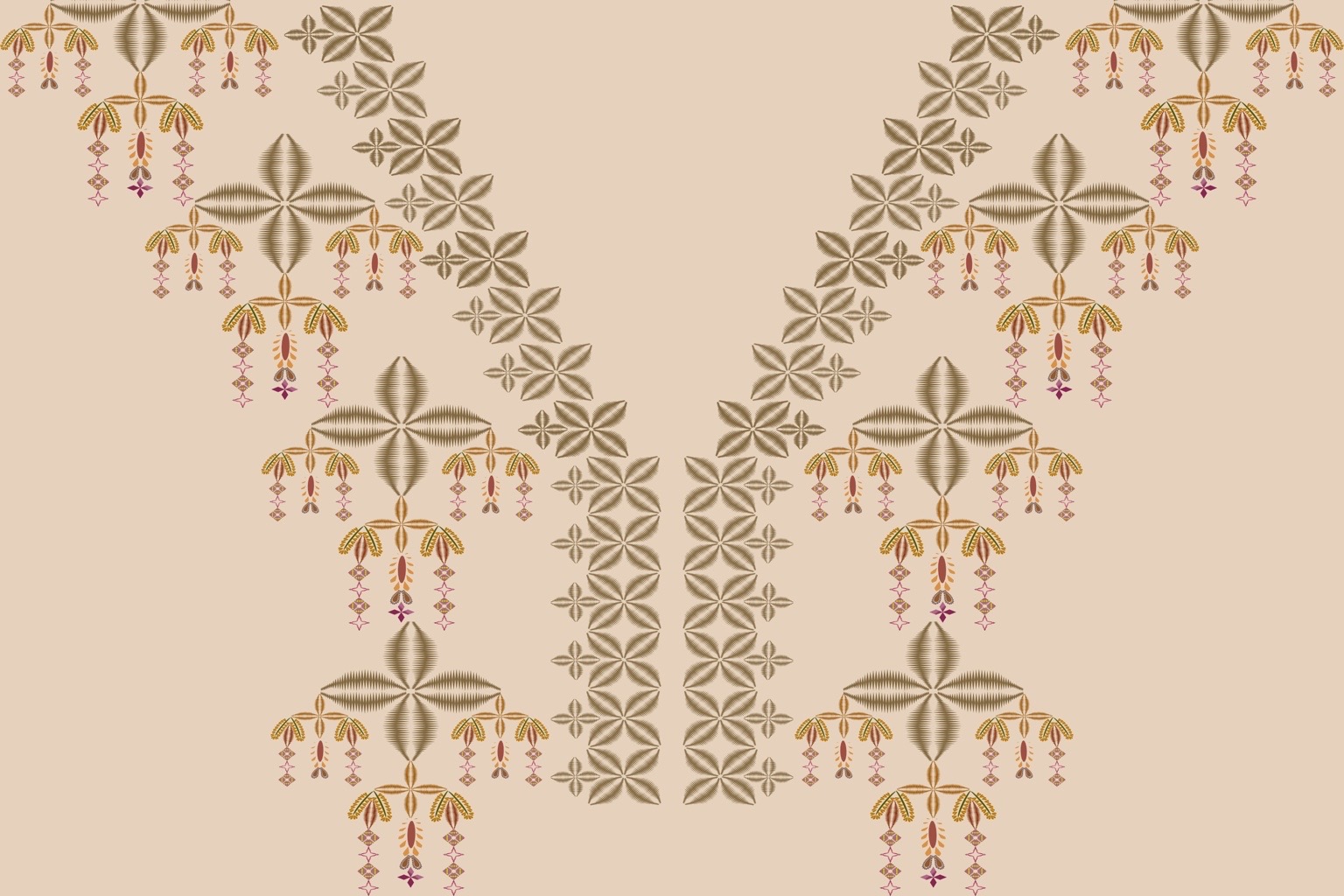Olive Hanging Garden — Original pattern