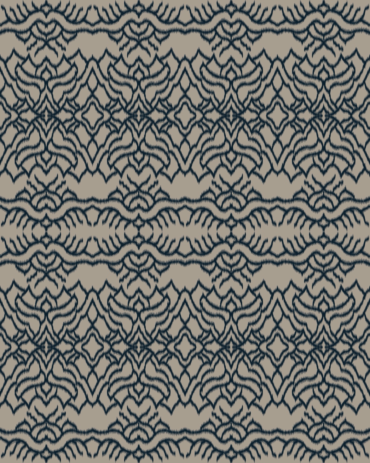 Indigo Flow Upholstery — Original pattern by Rawiwan