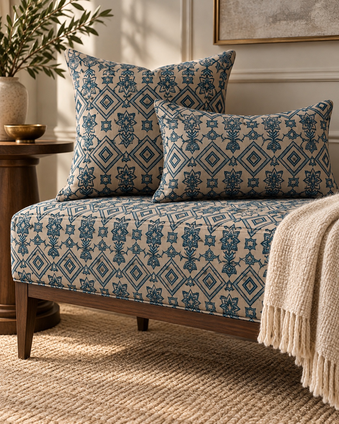 Blue Diamond Botanicals — AI home décor concept