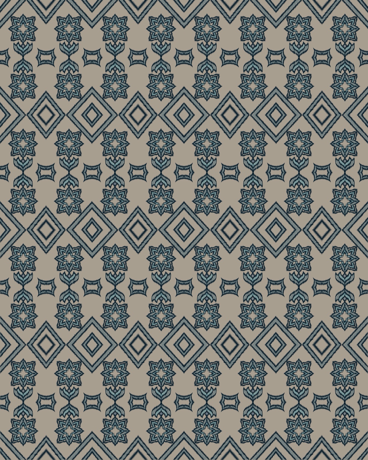 Blue Diamond Botanicals — Original pattern by Rawiwan
