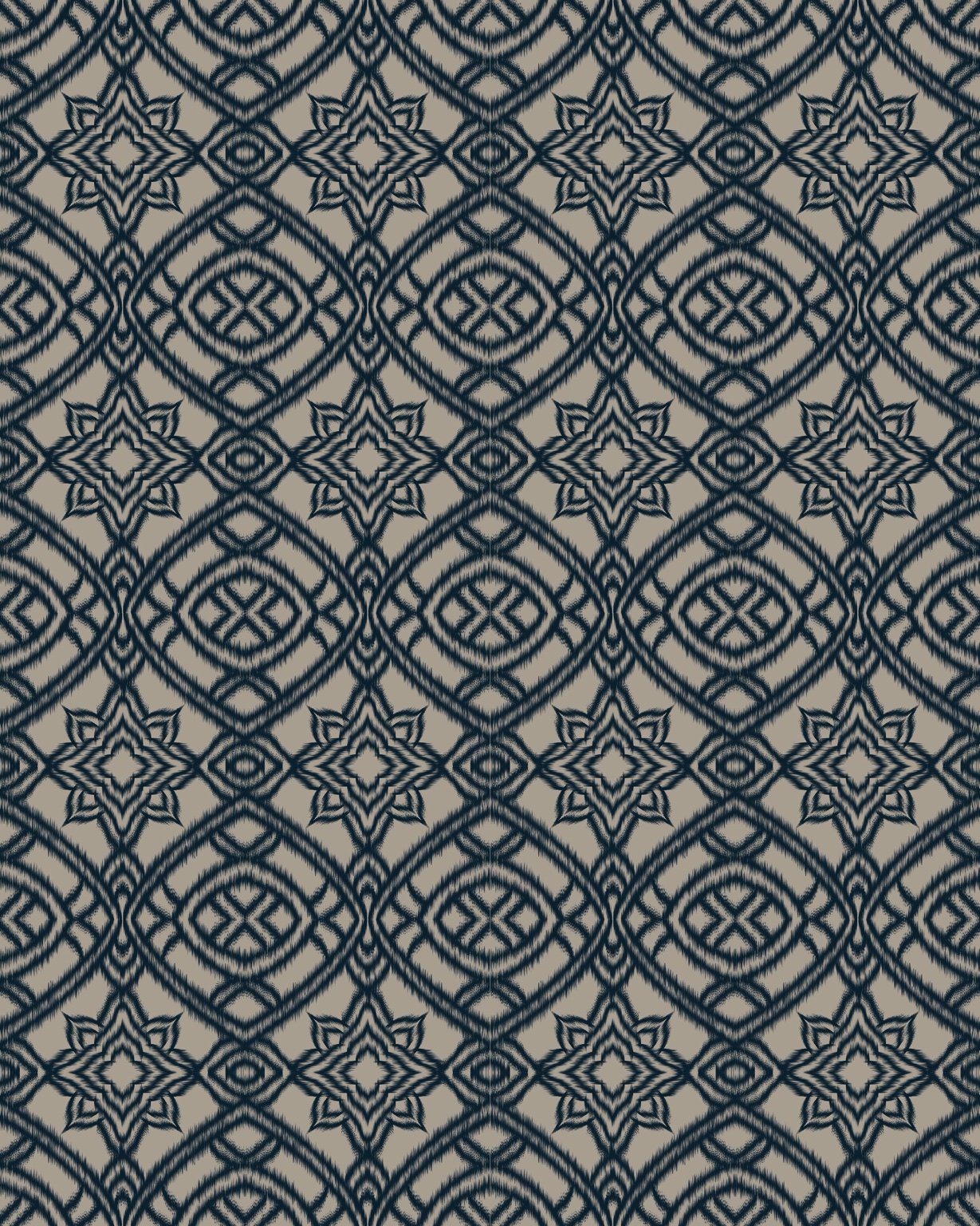 Indigo Star Lattice — Original pattern by Rawiwan